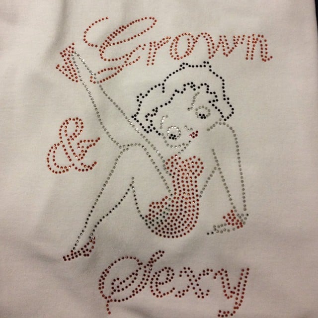 Image of Betty Boop Tee - Grown and Sexy - Orange