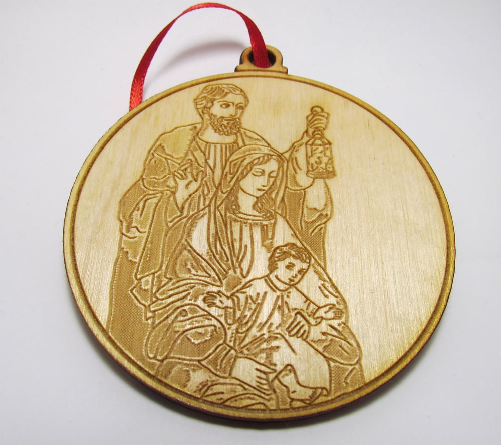 Image of Holy Family Christmas Ornament