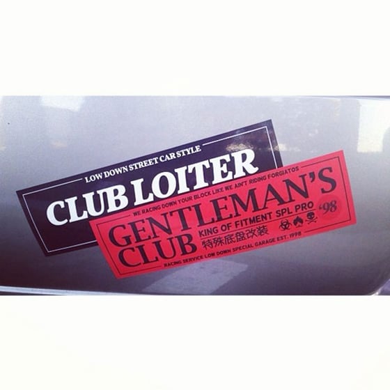 Image of Gentleman's Club decal