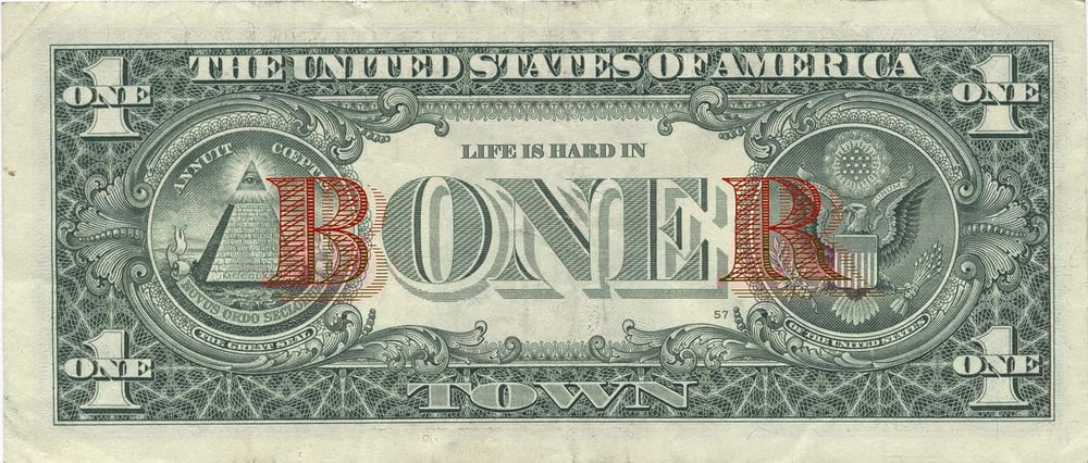 Image of Life is Hard in Bonertown Sticker