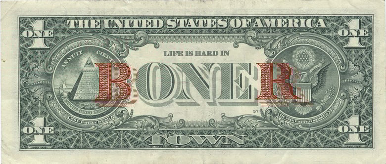 Image of Life is Hard in Bonertown Sticker