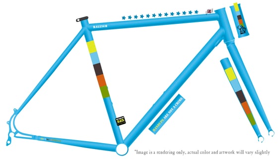 Image of Limited Edition SSCXWC13 Philly Raleigh Frameset