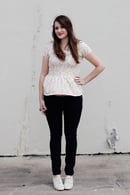 Image 3 of women's PENELOPE knit PEPLUM PDF +