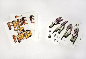 Image of FADE TO MIND Sticker 2-Pack