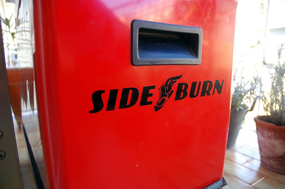 Image of Sideburn Wingboot Rub-on sticker