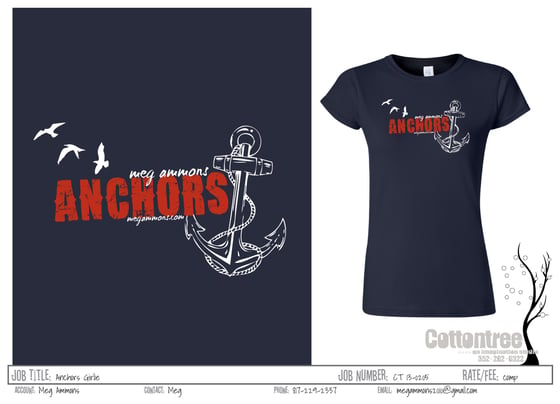 Image of Women's "Anchors" Tee