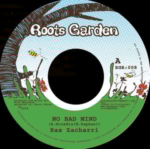 Image of 7" Ras Zacharri 'No Bad Mind' / Manasseh 'A Striving Version'