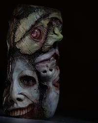 Image 7 of Face Off collectible Bic lighter sleeve, original sculpt, functional art OOAK