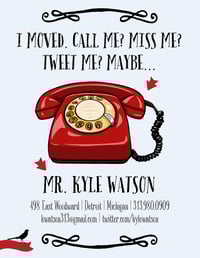 Image 1 of I Moved. Miss Me? Call Me? Tweet Me? Maybe.... Cards