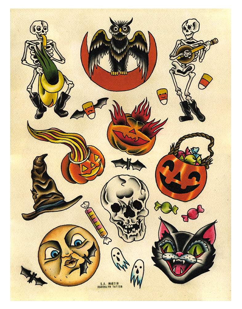 October Halloween Flash Special  SD Tattoo