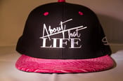 Image of About that Life Strapback Black/Hot Pink