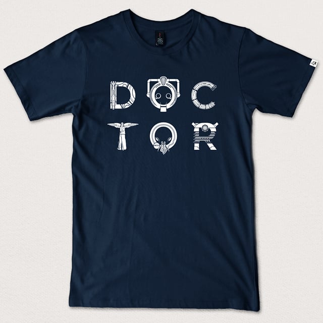 Image of “DOCTOR” - Navy Blue tee