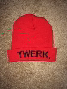 Image of TWERK. Beanie