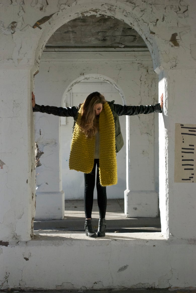 Image of Long Knit Scarf 