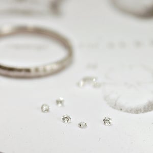 Image of 1.5mm brilliant cut white diamond