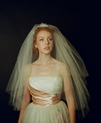 Image 10 of 1950s Wax Flower Veil 