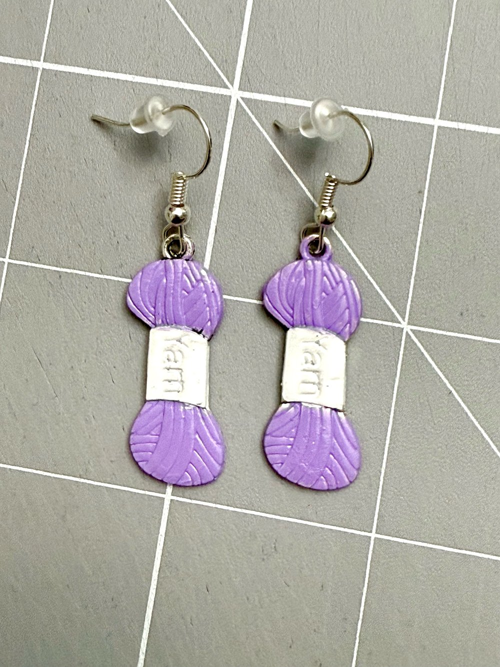 Image of Skein of Yarn Earrings