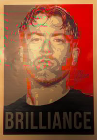 BRILL LEADER SIGNED PRINT