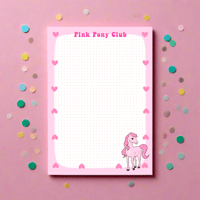 Image 4 of Pink Pony Club Notepad