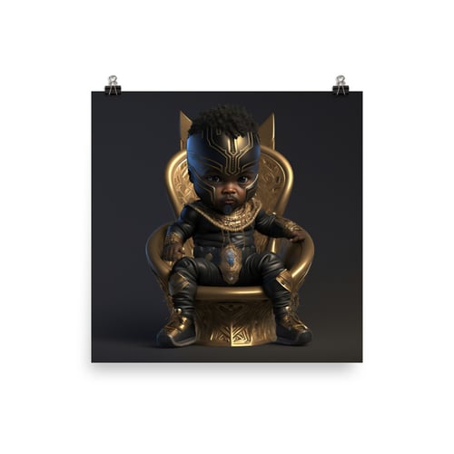 Image of Marvel Babies - Killmonger | Photo paper poster