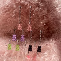 Image 2 of Long Gummy Bear Earrings 