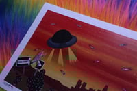 Image 6 of San Francisco x UFO 8.5 x 11 Print 