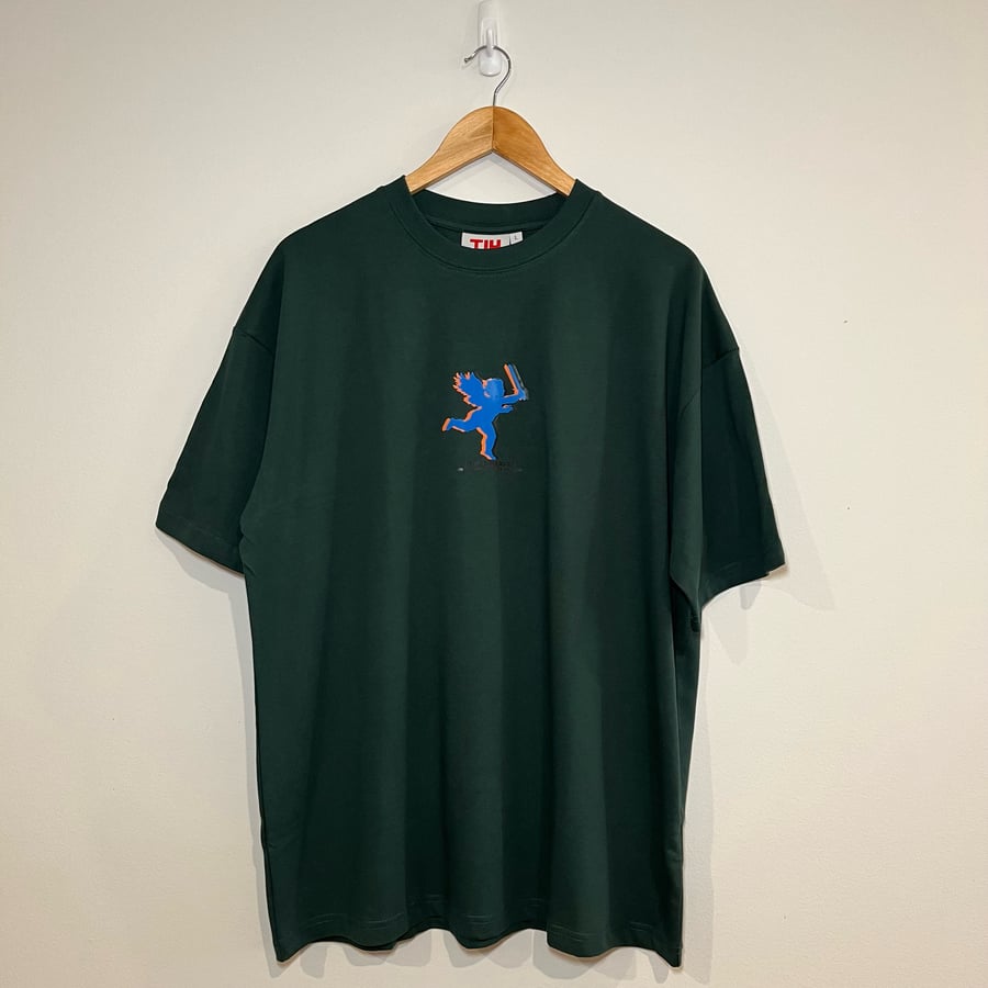 Image of "This Is Heaven" Tee - Forrest Green/Blue/Orange/Black