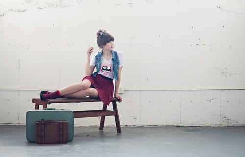 Image of "Panda Bums in Love" V-Neck Tee