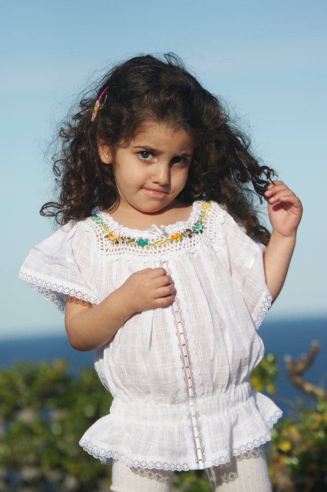 Image of Hand Enbroidered Ecuadorian Child's Top: CTT14