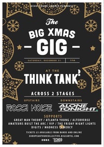 Image of THE BIG XMAS GIG -21st DEC - THINK TANK (formerly the other rooms)