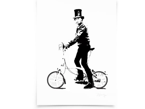 Image of Brunel on paper - Screenprint
