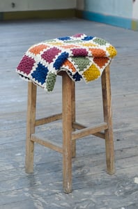 Image of Granny square afghan