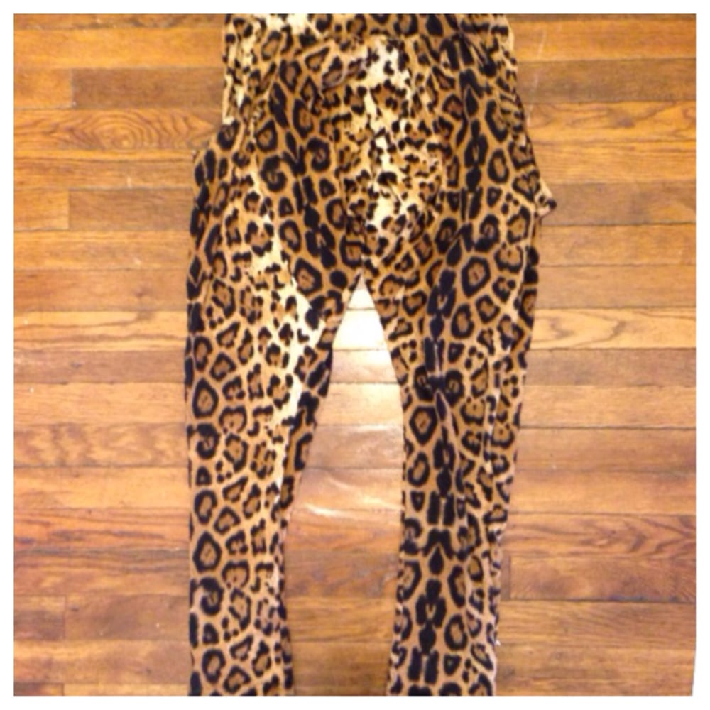 Image of Leopard Print Harem Pants