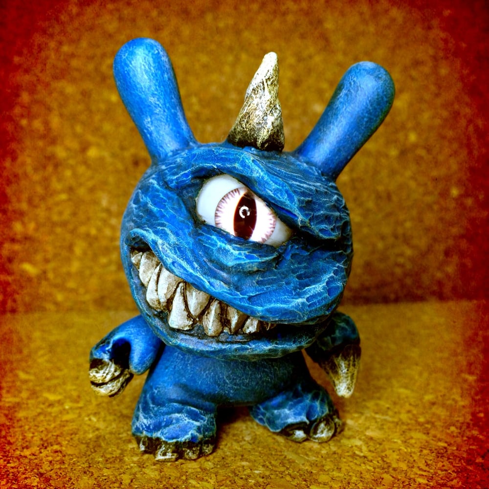 Image of Blue kaiju Dunny - soldout