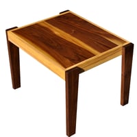 Image 2 of WALNUT & MAPLE OCCASIONAL TABLE