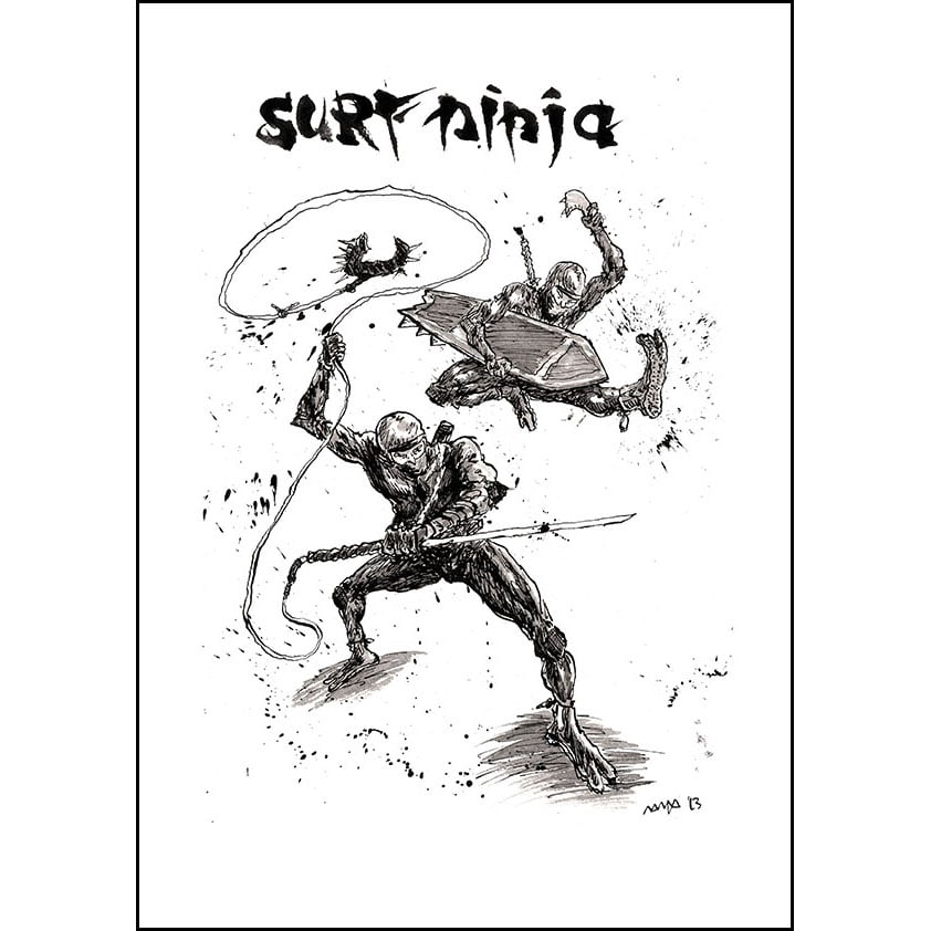 Image of Surf Ninja print