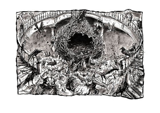 Image of NEST OF THE BIRD WITCH print