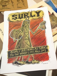 Surly Brewing Chicago poster