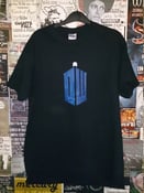 Image of DR WHO T-SHIRT - NEW LOGO - MARBLED EFFECT