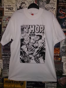 Image of THOR T-SHIRT - "THE MIGHTY THOR" 1ST EDITION COMIC BOOK COVER DESIGN