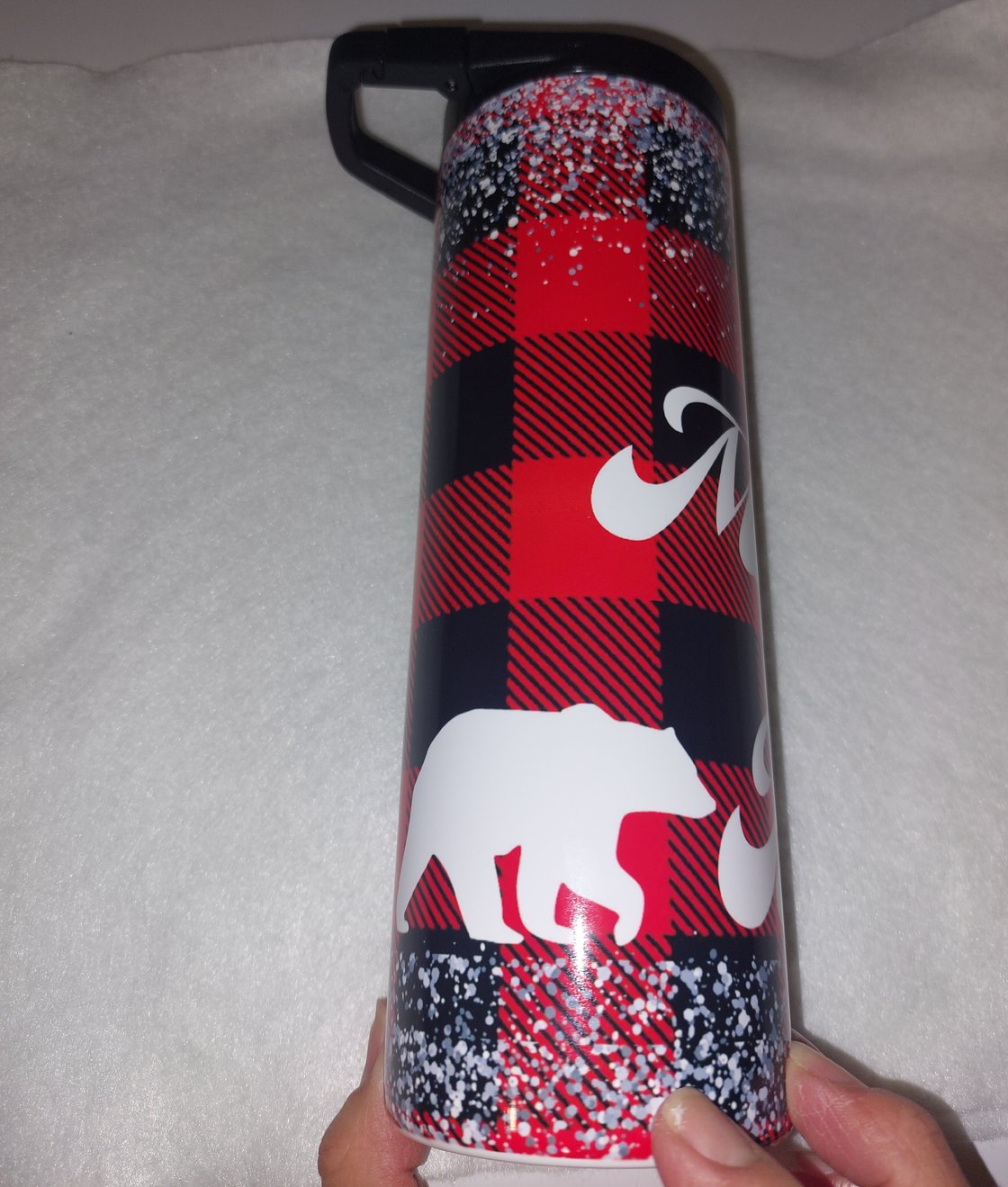 Image of 20 oz Momma Bear Stainless Steel Insulated Sublimation Tumbler 