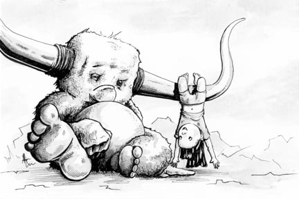 Hey. What's up? - Original Drawing