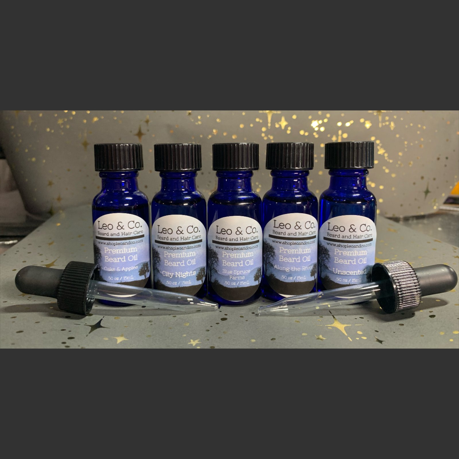 Leo & Co. Premium Beard Oil | Glisten & Glow