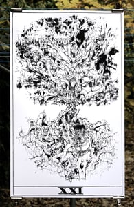 Image of XXI - 'The World' Screenprint