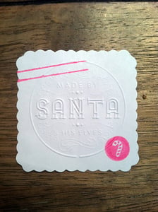 Image of 6 stamps with Candy Cane 
