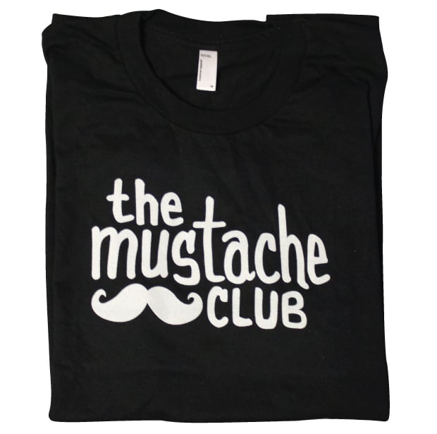 Image of The Mustache Club OG Tee (Black)