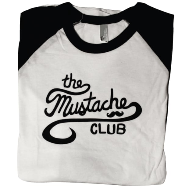 Image of The Mustache Club Baseball Tee