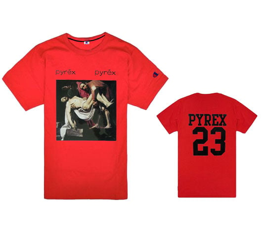 Image of Pyrex Vision "Religion" Red Tee