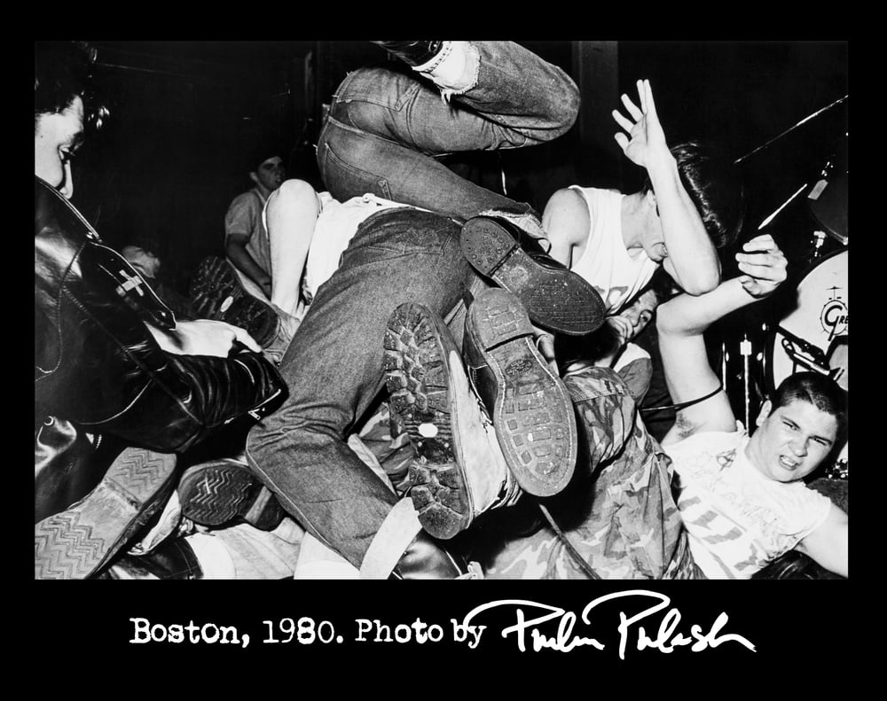 Image of "Boston 1980 / Boots" Philin Phlash Men's Punk Shirt [Black]