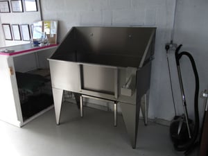 Image of Animelle Stainless Steel Grooming Bath